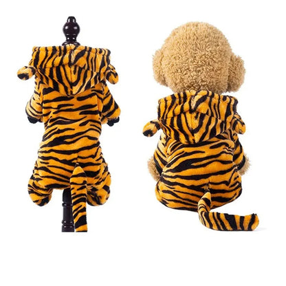 Winter Warm Dog Clothes Pet Clothes for Small Medium Dogs Chihuahua Teddy Puppy Cat Dinosaur Outfit Pet Dog Hoodies