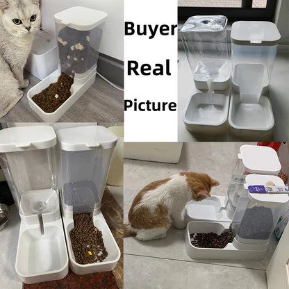 Automatic Pet Feeder and Water Dispenser