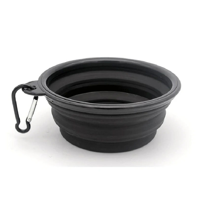 Folding Portable Pet Feeder Bowl