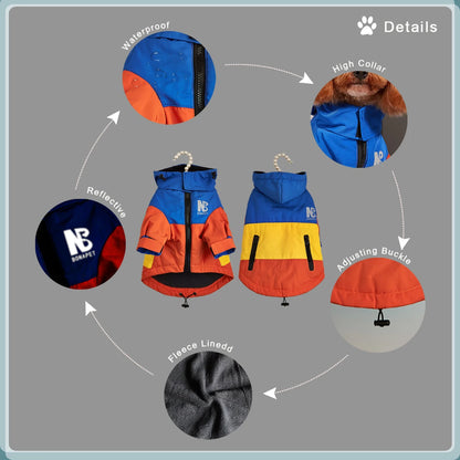 Winter Dog Jacket Thickened Fleece