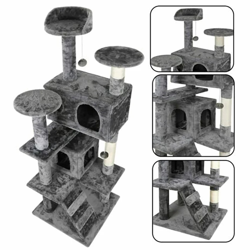 Multi level design Cat Tree Tower 55"
