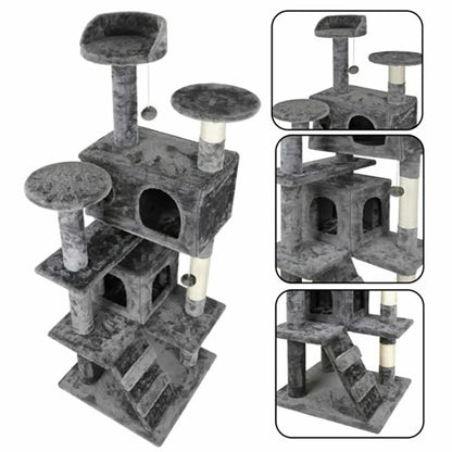 Multi level design Cat Tree Tower 55"