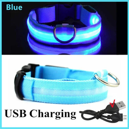 LED Glowing Dog Collar Adjustable