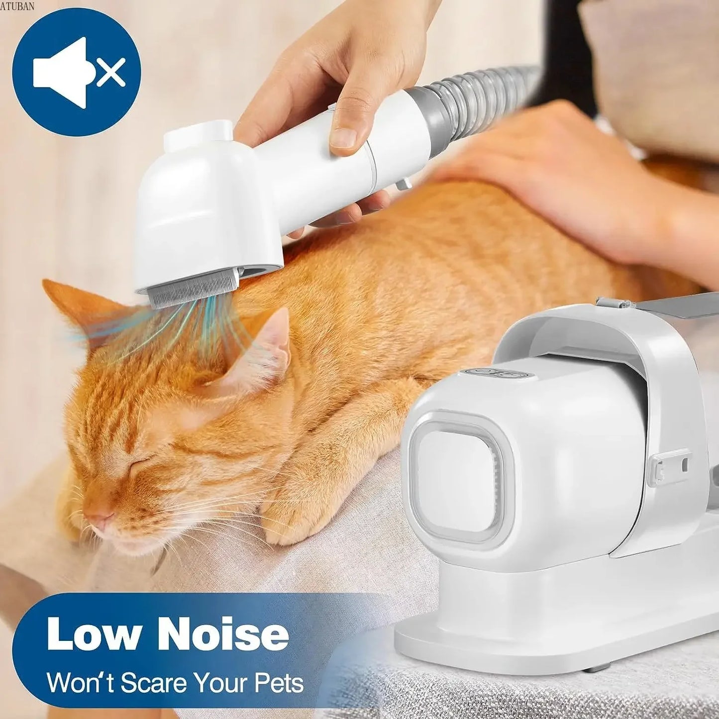 Pet Grooming Vacuum & Pet Grooming Kit