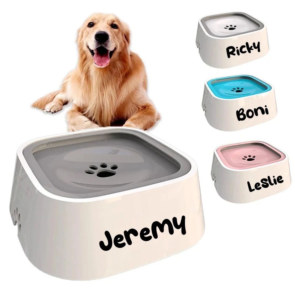 Custom Anti-Splash Pet Water Bowl
