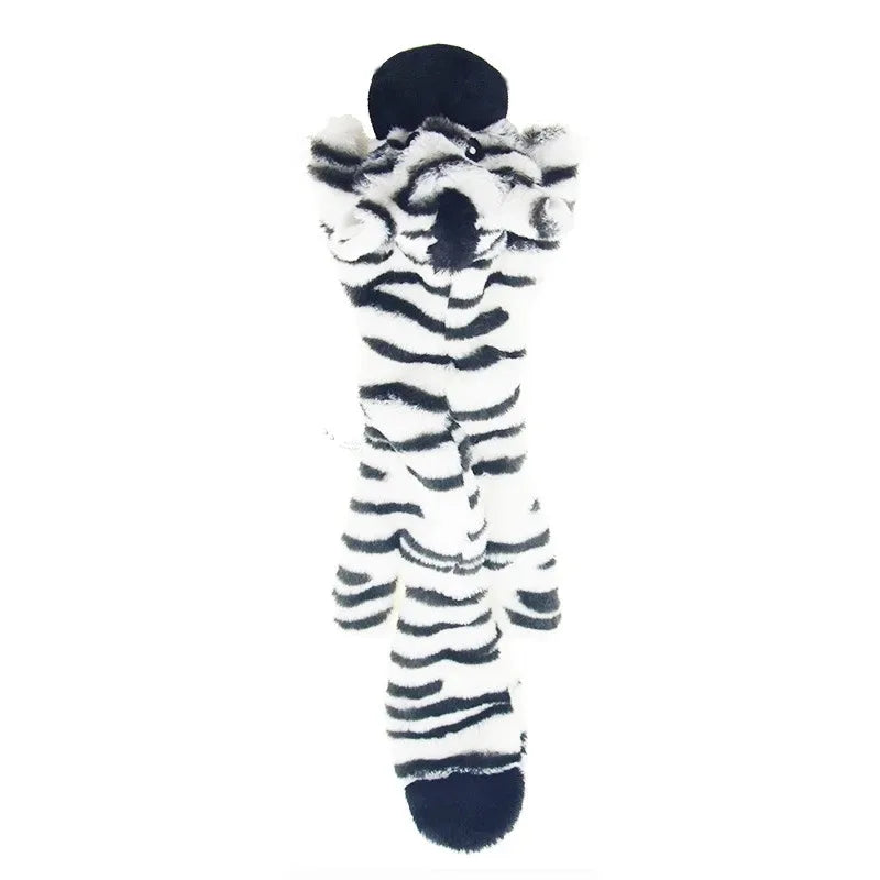 Stuffingless Plush Squeaky Dog Chew Toy
