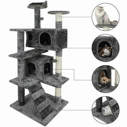 Multi level design Cat Tree Tower 55"