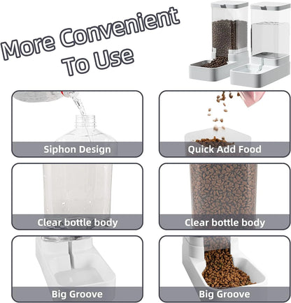 Automatic Pet Feeder and Water Dispenser