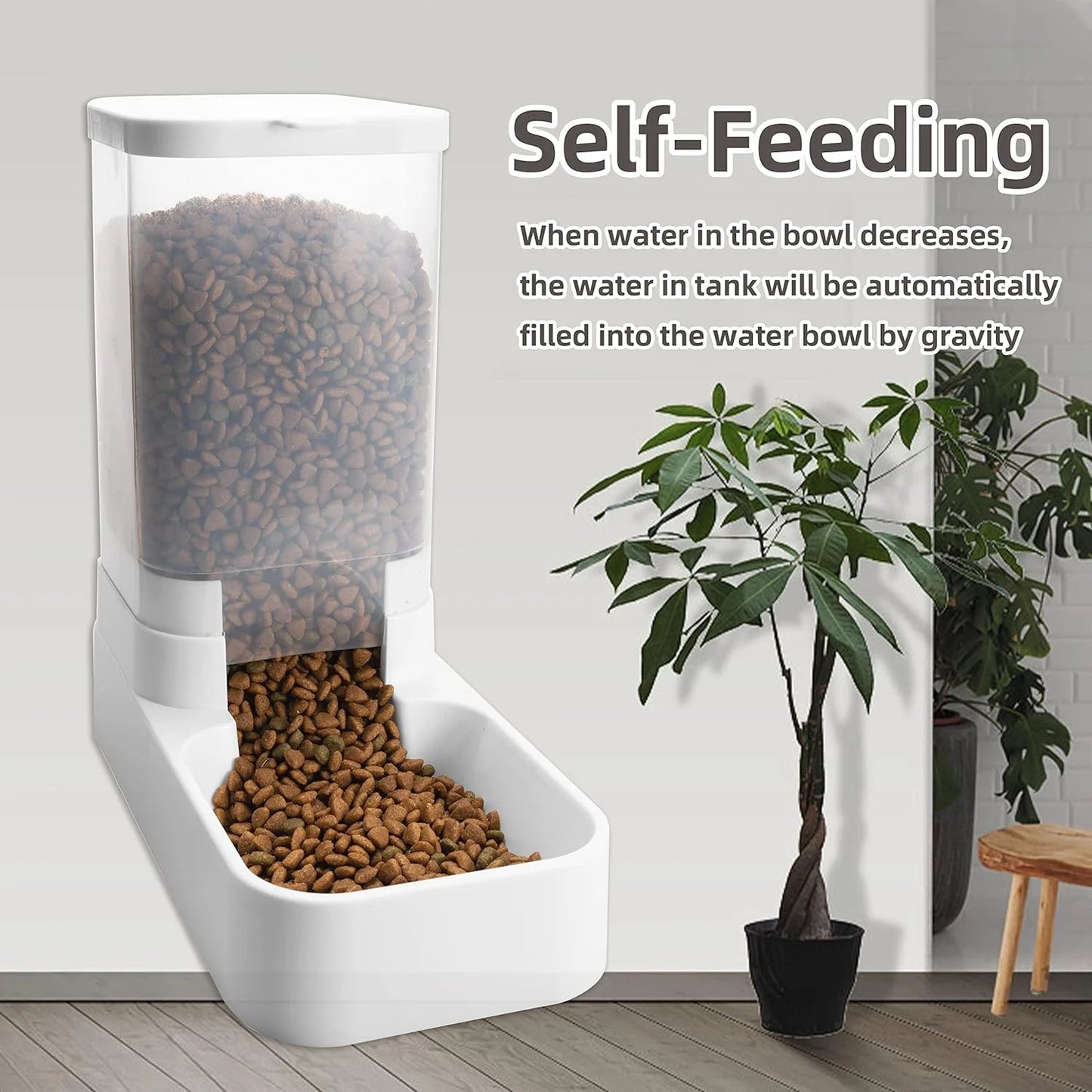 Automatic Pet Feeder and Water Dispenser