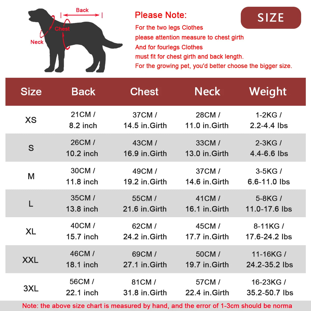 Winter Dog Jacket Thickened Fleece