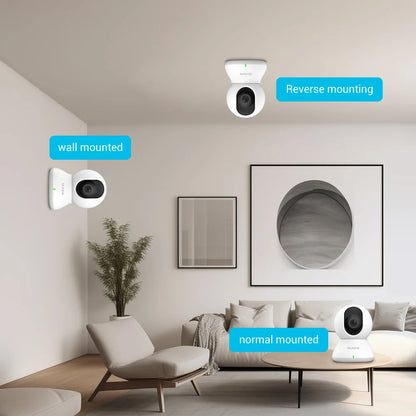 Blurams 2.4＆5G WiFi Indoor Pet Camera, 2K, 360° PTZ Pet Dog IP CCTV Camera with Phone App, 2-Way Talk, Night Vision, for Home Securi