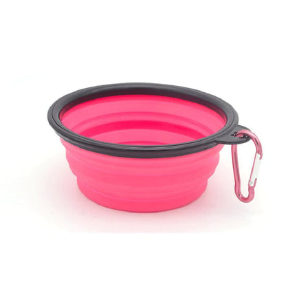 Folding Portable Pet Feeder Bowl
